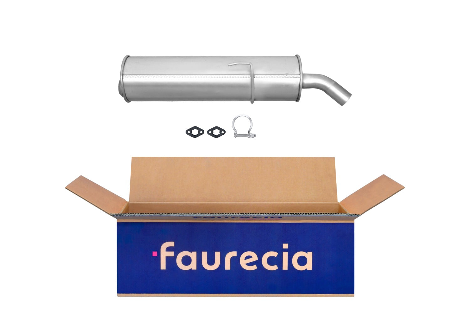 FAURECIA 8LD 366 034-861 Rear Muffler – Easy2Fit® Kit – fits RENAULT CLIO III Grandtour