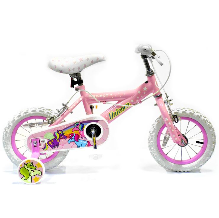 Kids Concept Unicorn 12″ Inch Bike in Pink