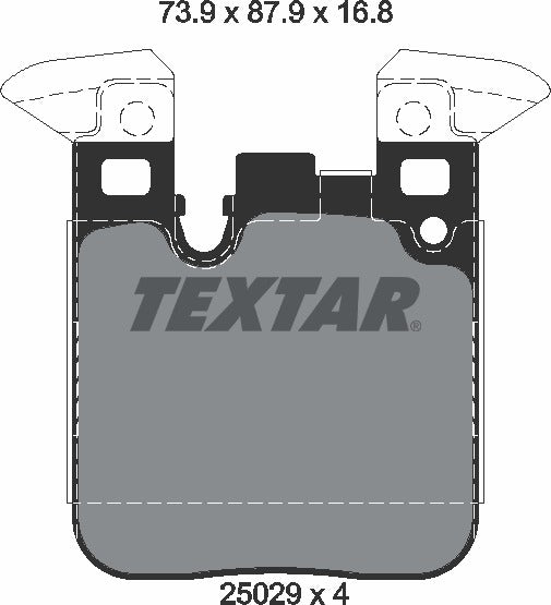 Textar Brake Pad Set – 2502901