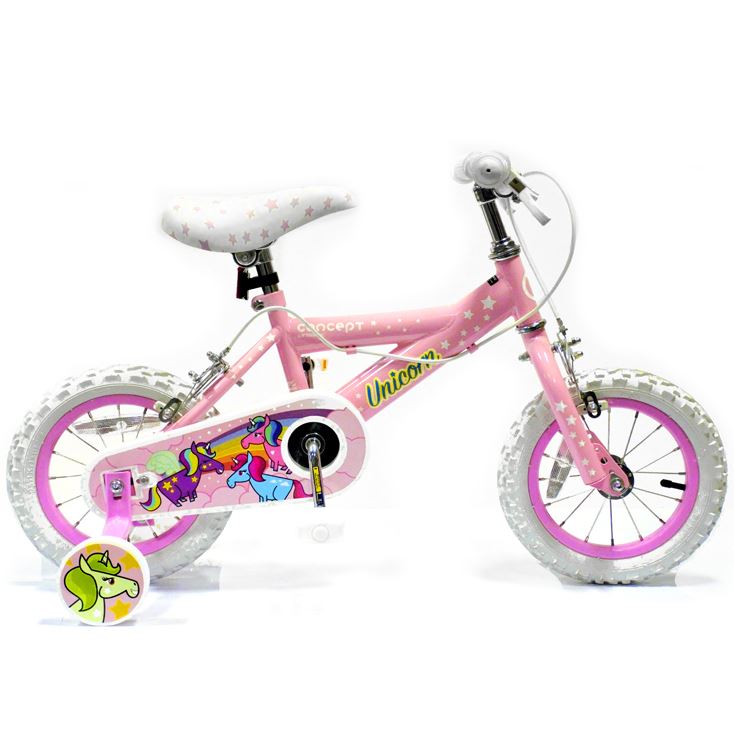 Kids Concept Unicorn 12″ Inch Bike in Pink